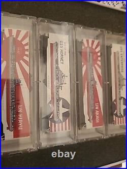 N Scale Micro-Trains MTL 99321080 Battle of Midway 7 Car Set Aircraft Carriers