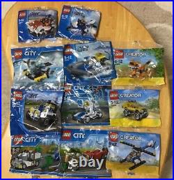 New LEGO CITY and LEGO CREATOR Novelty, Set of 11, Unused and Very Rare YR
