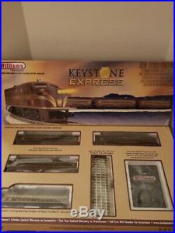 New! Very Rare 2010 Williams Keystone Express Electric O Scale Train Set