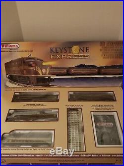 New! Very Rare 2010 Williams Keystone Express Electric O Scale Train Set