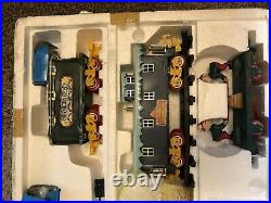 North Pole Christmas Express Animated Musical Train Set 1996 Used WORKING