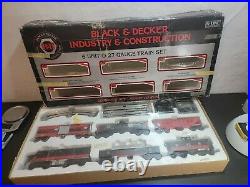 O Gauge 3-Rail K-Line K-1520 Black & Decker Industry & Construction Train Set