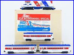 O Gauge 3-Rail Lionel TCA Bicentennial 3-Car Passenger Train Set with U23B Diesel