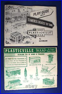 O/S Plasticville Set (6) Mini Catalogs Very Good to Excellent