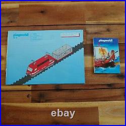 Playmobil 4010 Large Cargo Train Set Boxed Very Good Condition Fully Working