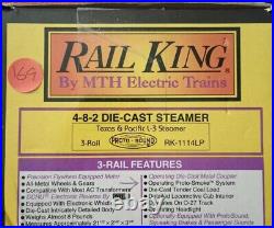 Rail King Texas And Pacific 4-8-2 Steam Locomotive With Passenger Cars