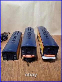 Railking By Mth Eletric Trains Chessie F3 ABA Set For Parts Or Repair