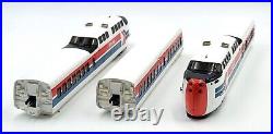 Rapido HO Scale Amtrak (Late) UAC Turbo Train Complete 5-Car Set (with Extra Cars)