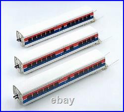 Rapido HO Scale Amtrak (Late) UAC Turbo Train Complete 5-Car Set (with Extra Cars)