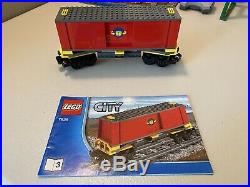 Rare LEGO City Cargo Train 7939 Power Functions Work. Very clean And Ships Fast