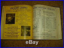 Set Of Bound 1932 Southern Rr Passenger Train Schedulesvery Rare
