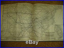 Set Of Bound 1933-1935 Southern Rr Passenger Train Schedulesvery Rare