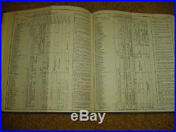 Set Of Bound 1933-1935 Southern Rr Passenger Train Schedulesvery Rare