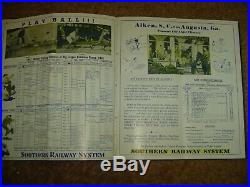 Set Of Twelve Bound 1941 Southern Rr Passenger Train Schedulesvery Rare