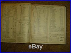 Set Of Twelve Bound 1944 Southern Rr Passenger Train Schedulesvery Rare
