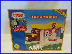Sodor Service Station 2002 99350 Thomas the Tank Engine Train Set NIB Very Rare