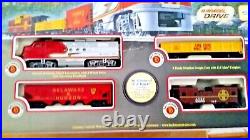 TESTEDComplete Bachmann HO Santa Fe Flyer Diesel Train Set 00647 Bachman