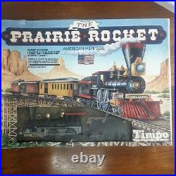 TIMPO Toys Vintage Prairie Rocket Locomotive Train Set Very Good Condition