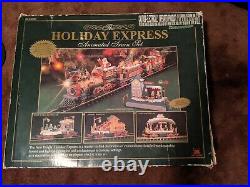 The Holiday Express Animated Train Set Tested Works