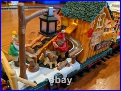 The Holiday Express Animated Train Set Tested Works