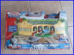 Thomas Trackmaster Tidmouth Sheds Set & Train (battery operated) BOXED VERY RARE