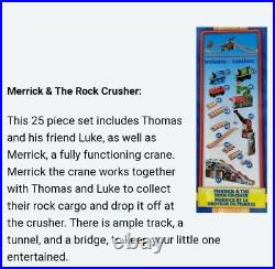 Thomas Wooden Railway Merrick & The Rock Crusher Set Very Good Condition