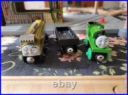 Thomas Wooden Railway Rare Percy at the Diesel Works Set Very Good Condition