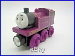 Thomas Wooden Railway Ryan Train Purple & Gold Engine Very Good condition