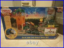Thomas Wooden Railway- Sam and the Great Bell Set Very rare