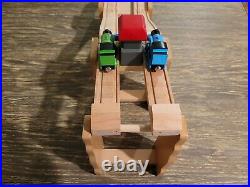 Thomas Wooden Railway rare Start Your Engines Set Very Good Condition as