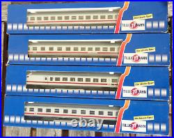 Tillig 13682, 13689, 13690 Tt IN Set 4x Ic / Ec Express Train DB Ag Epoch 5/6