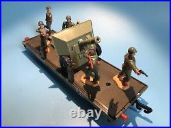 Timpo Toys Us Army Wwii Modern Army Battle Express Train Railway Set Very Rare
