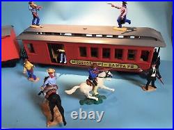 Timpo Toys Us Wild West Prairie Rocket Great Train Hold Up Railway Set Very Rare