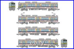 Tobu Railway 20400 Series Very Happy Train 4-Car Set Diorama
