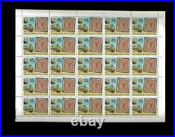 Topical Wholesale Ivory Coast #'s 514-18 Sheets of 25. Cat. 187.50 (7.50 per set)