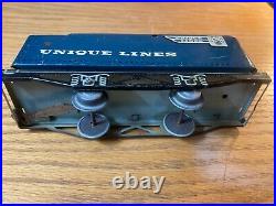 Unique Lines Tin Train set with very rare Benny the Brakeman Hafner Marx Toy