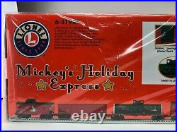 VERY RARE 2004 Mickey's Christmas Express Lionel Train Set LE1000 UNOPENED