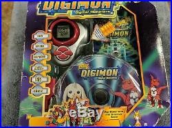 VERY RARE Bandai Digimon Digital Monsters D-power Digivice Season 3 RED 01'-02