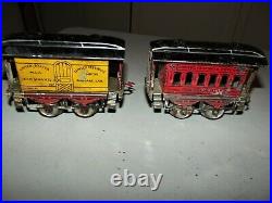 VERY RARE IVES 1906 WithO TRAIN SET 17 LOCO 11 TENDER & 50 BAGGAGE & 51 IROQUOIS