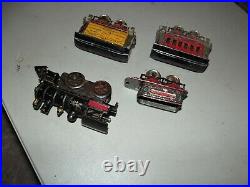 VERY RARE IVES 1906 WithO TRAIN SET 17 LOCO 11 TENDER & 50 BAGGAGE & 51 OROQUOIS