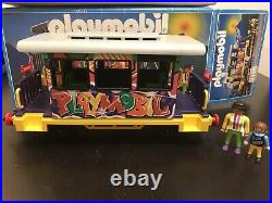 VERY RARE VTG Playmobil Graffiti Caboose Train 4118 Fits RC Train Tracks & Set