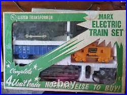 VINTAGE Electric Train Set by Marx 4205 in original box very nice condition