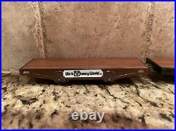 Very Hard To Find Pride Lines Walt Auto Train Flat Car Set Of 3. NOS Mint