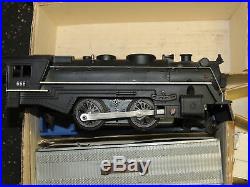 Very Nice Vintage Marx Train Set with Metal 666 Engine, cars track in box