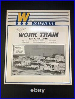 Very RARE Walthers HO Work Train Set #2 Southern Railway 932-97 NOS! LOOK