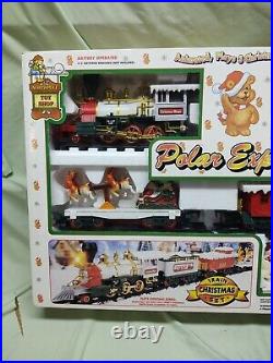 Very Rare 1994 NorthPole Toy Shop Polar Express Christmas Train Set