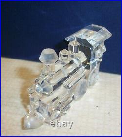 Very Rare Crystal World Crystal Train Set with Original Labeled Box