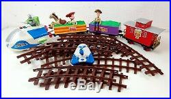 Very Rare Disney Pixar TOY STORY Electric Train Set Complete Thinkway toys