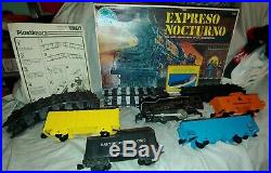 Very Rare-Plastimarx Expreso Nocturno Electrico Train Set Complete
