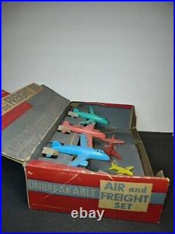 Very Scarce Air and Freight Airplane & Train Countertop Store Display Set w. Box